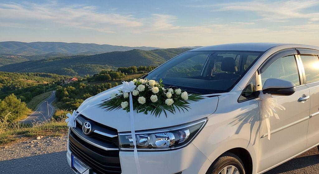 hiasan mobil pengantin 2 hiasan mobil pengantin