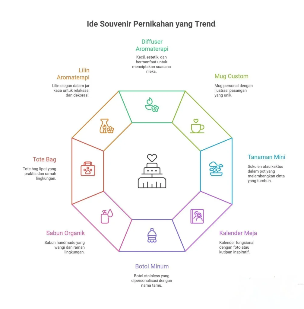 ide souvenir pernikahan yang sedang trend