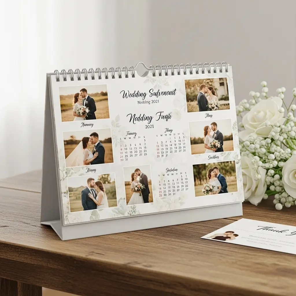 souvenir pernikahan murah bermanfaat kalender