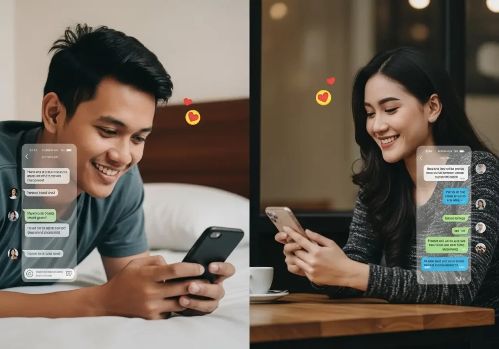 menghibur pacar yang pms lewat chat